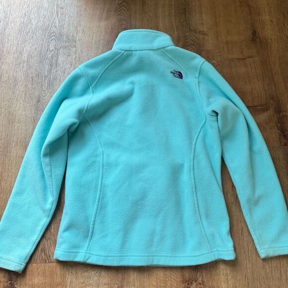 The North Face Blue Purple Fleece Jacket Girls XL 14/16 - Picture 4 of 4
